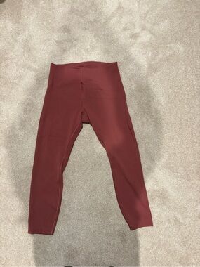 lululemon athletica Women's Maroon High-Rise Leggings